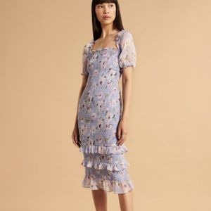 MOVING SALE***Smocked midi dress